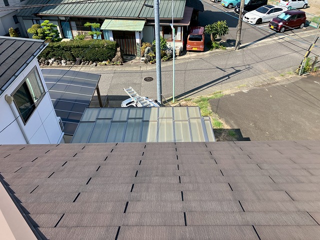 カバー工事を行った屋根